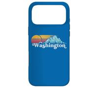 Vintage Washington State Retro Distressed Mountains Graphic Coque pour iPhone 17 Pro Max