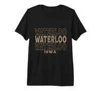 Vintage Waterloo Iowa T-Shirt Haut de Gamme