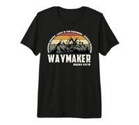 Vintage Waymaker Promise Keeper Miracle Worker Christian T-Shirt Haut de Gamme