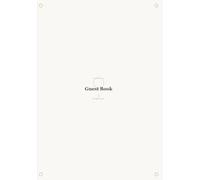 Vintage Wedding Guest Book: Hardcover Wedding Guest Book | Vintage White Keepsake | 7 x 10 in 76 Pages | Gift for Bride Groom Anniversary