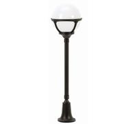 Vintage Wegeleuchte Noir Blanc 77cm IP44 Boule Parasol E27 Extérieur Slaine