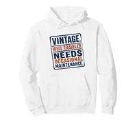 Vintage Well Traveled Needs Maintenance Old Age Humour Sweat à Capuche