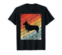 Vintage Welsh Corgi Chien Cadeau Rétro Corgi T-Shirt