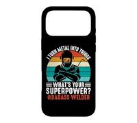 Vintage What's Your Superpower Welder Funny Welders Welding Coque pour iPhone 17 Pro Max