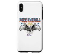 Vintage Wild Spirit Rock You Eagle Flying Rock & Roll Coque pour iPhone XS Max