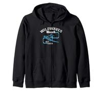 Vintage Wild Waves Beach Outsiders Surf Sweat à Capuche