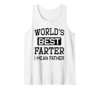 Vintage World's Best Farter I Mean Father Débardeur
