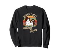 Vintage World's Best Pekingese Mom Adorable Pékinois Mama Sweatshirt
