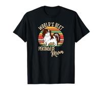 Vintage World's Best Pekingese Mom Adorable Pékinois Mama T-Shirt