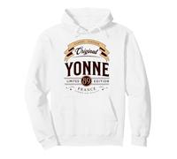 Vintage Yonne Département France Sweat à Capuche