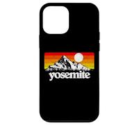 Vintage Yosemite National Park Retro Mountains & Sun Graphic Coque pour iPhone 12 Mini