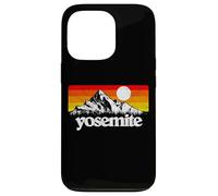 Vintage Yosemite National Park Retro Mountains & Sun Graphic Coque pour iPhone 13 Pro
