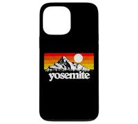 Vintage Yosemite National Park Retro Mountains & Sun Graphic Coque pour iPhone 13 Pro Max
