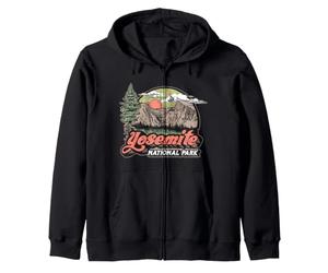 Vintage Yosemite National Park Retro Style Eighties 80s Sweat à Capuche