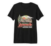 Vintage Yosemite National Park Retro Style Eighties 80s T-Shirt Haut de Gamme