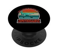 Vintage You'll Never Be As Cool As A Zephyrosaurus Dinosaur PopSockets PopGrip Adhésif