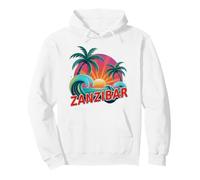 Vintage Zanzibar Tanzanie Anniversaire Vacances Voyage Maman Sweat à Capuche