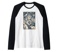 Vintage Zodiaque Chinois Année du Lapin Art Manche Raglan