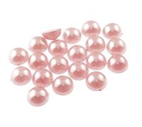 Vintageparts Lot de 20 cabochons en nacre vieux rose 10mm DIY Bijoux