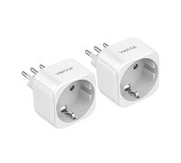 VINTAR Adaptateur de voyage Europe/Allemagne vers Italie, type L, pour Syrie, Uruguay, Chili - Approuvé CE