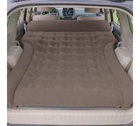 Vinteky Matelas Gonflable Lit Gonflable pour Voiture Coussin Gonflable Sièges d'auto Multifonctionnel avec Pompe à air et Oreillers pour Véhicule SUV pour Picnic Voyage sur Voiture (L Marron)
