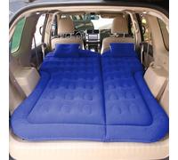 Vinteky Matelas Gonflable Lit Gonflable pour Voyage sur Voiture Coussin Gonflable Sièges d'auto Multifonctionnel avec Pompe à air et Oreillers pour Véhicule SUV pour Picnic Voyage Camping (Bleu)