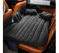 Vinteky Matelas Gonflable Voiture Lit de Voiture Gonflable, Coussin Gonflable avec Pompe électrique et Coussin intégrés Lits Gonflables Randonnée Picnic Matelas Gonflable Noir, Taille 140x90x45