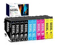 Vintella 503XL Multipack Cartouche d'encre pour Epson 503 XL pour Epson Expression Home XP-5200 XP-5205 XP5200 XP5205 Workforce WF-2960 WF-2965 WF2960 WF2965 WF-2960DWF WF-2965DWF (Paquet de 10)