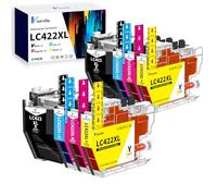 Vintella LC422XL Cartouche d'encre Compatible pour Cartouche Brother LC422 LC422XL LC-422XL LC-422XLVAL Pack pour Brother MFC-J5340DW MFC-J5345DW MFC-J5740DW MFC-J6540DW MFC-J6940DW (Paquet de 8)