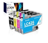 Vintella LC426 Cartouche Compatible pour Cartouche Brother LC426 LC426XL LC-426XL LC-426XLVAL Value Pack pour Brother DCP-J1050DW DCP-J1140DW MFC-J1010DW (Noir/Cyan/Magenta/Jaune, Paquet de 4)
