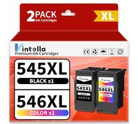 Vintella PG-545XL CL-546XL Cartouches d'encre Remplacement pour Canon 545 et 546 545XL 546XL pour Canon PIXMA MX495 TR4550 TR4551 MG2550s MG2555s TS3150 TS3151 TS3350 MG3050 MG3051 (Noir, Couleur)