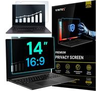 VINTEZ Écran de confidentialité 16:9 de 35,6 cm pour écran d'ordinateur et Ordinateur Portable - Film de Protection Anti-reflet Filtre la lumière Bleue - Protection des Yeux - Bouclier de