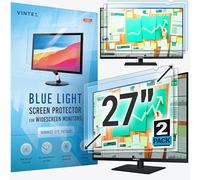 VINTEZ Lot de 2 films de protection d'écran anti-reflets pour écran large 16:9 de 68,6 cm - Film de protection oculaire anti-UV pour écran d'ordinateur 16:9