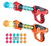 VINTOP Jouet de jeu de tir pour garçons et filles âgés de 6, 7, 8, 9, 10 ans et plus, jouet gonflable Popper avec 36 boules en mousse, compatible avec la cible Nerf, Q7702