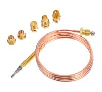 VINTORKY 1 Ensemble Kit de Remplacement de Thermocouple pour Appareils de Chauffage Sondes Thermocouples Polyvalentes avec Adaptateurs pour Cheminées et Chauffages de Patio Performance