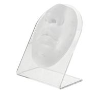 VINTORKY 1 Ensemble modèle nez bouche blanche support de perceuse poubelle buccale modèle avec des hommes de lavage langue posant moule partie du corps faux visage en silicone Gel de silice