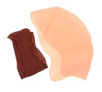 VINTORKY 1 Jeu couvre-chef chauve en latex chapeaux de détergent coiffer des casquettes de baseball chapeaux spéciaux cap chauve casquettes chauves pour femmes maquillage calvitie émulsion