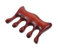 VINTORKY 1 Peigne En Bois De Santal Rouge Foncé Brosse À Shampoing Pour Cuir Chevelu Brosse À Cheveux Pour Le Soin Des Cheveux