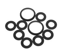 VINTORKY 10 Pièces Kit de Joints de Spa Gonflable Noir en Caoutchouc, Prévention Déformation, Remplacement Facile pour Pompe de Spa,
