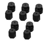VINTORKY 10 Pièces Pièces de rechange pour climatisation kit de noyau de valve de climatisation kit de recharge pour voiture majuscules ca kit de recharge CA plastique ABS Black