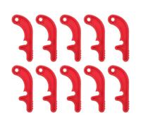 VINTORKY 10 Pièces Verrou de Sécurité en Plastique Rouge pour Fauteuil Roulant Manuel Léger et Résistant aux Vibrations, pour Usage Extérieur et Soins à Domicile