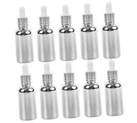 VINTORKY 10pièces Bouteilles Pipette Flacons Réutilisables Étanches Pour Huiles Essentielles Avec Compte-gouttes Design Élégant