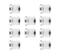 VINTORKY 10pièces Écrous de Serrage Rapide Alliage Aluminium pour Meuleuse Accessoires de Broyage Fixation Stable pour Hachoir à Aliments et Moulin à Grains