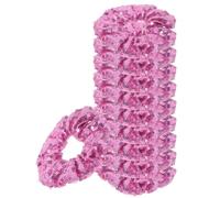 VINTORKY 10pièces Élastiques Cheveux à Sequins Violet Accessoires Brillants pour Femmes et Filles Tenue Confortable et Élastique pour Queue de Cheval Danse Fête et Gym