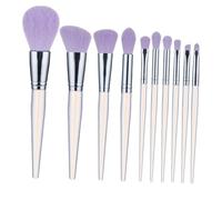 VINTORKY 10pièces Lot De Pinceaux Maquillage Pour Fard à Paupières Cosmétique Visage Outils