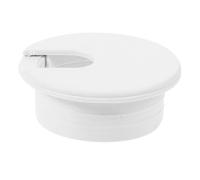 VINTORKY 12 Pièces Manchon De Fil Couvercle De Trou De Fil Œillets De Bureau Décoratifs Passe-câbles Passe-câble Dordinateur Blanche Organisateur Passe-Fil Plastique