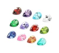 VINTORKY 12 Pièces Pierre d'anniversaire Bijoux Gemmes Accessoire D'artisanat Bijou Gemmes Joyaux du Trésor Gemmes De Cristal Décoratives Gemmes De Diamant