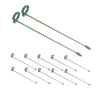 VINTORKY 12 pièces Tuteurs de Soutien pour Plantes Plastique Lot de Piquets pour Orchidées et Fleurs Pot Support Réutilisable et Élégant pour des Plantes