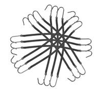 VINTORKY 12pièces Crochets Pour Queue De Cheval Accessoires Pour Cheveux Élastiques Pour Coiffure Pinces à Cheveux Serre-tête Lot De Noir