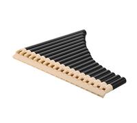 VINTORKY 16 Tuyaux Flûte Pan Chinoise Traditionnelle pour Débutants Son Pur et Conception Ergonomique, Instrument Pédagogique Polyvalent pour École et Spectacles